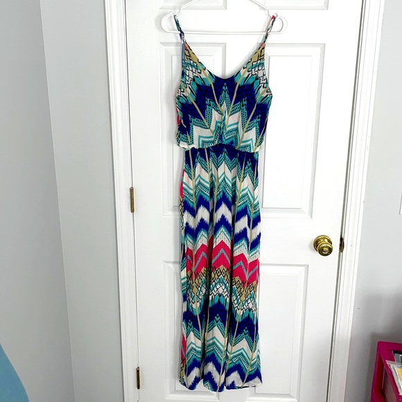 Aztec Print Maxi Dress- XS - Picture 1 of 3